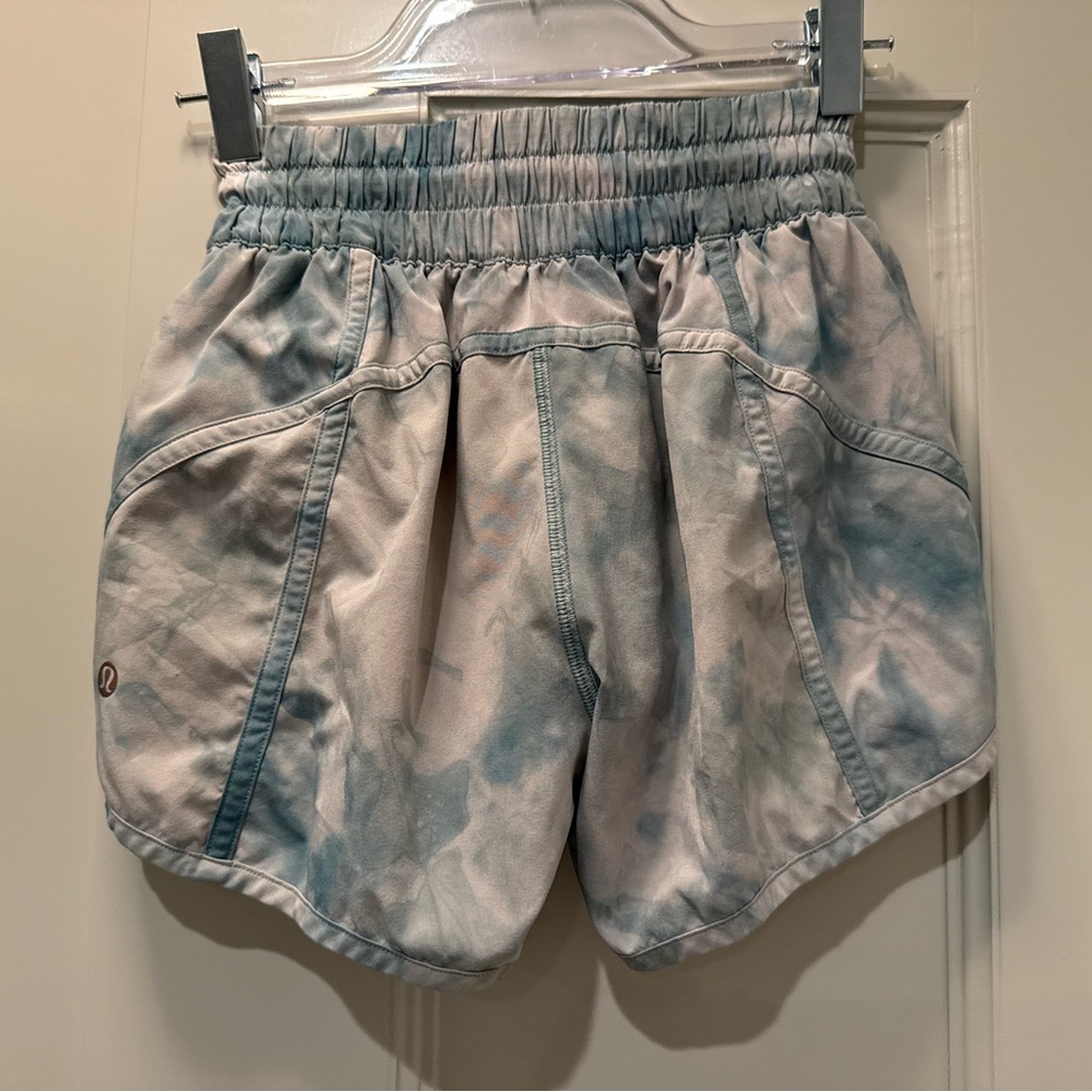 Lululemon Blue Tie-Dye Athletic Shorts
